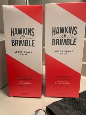 Hawkins & Brimble After Shave Balm for Men 2- 125ml ea Nourishing Non Greasy